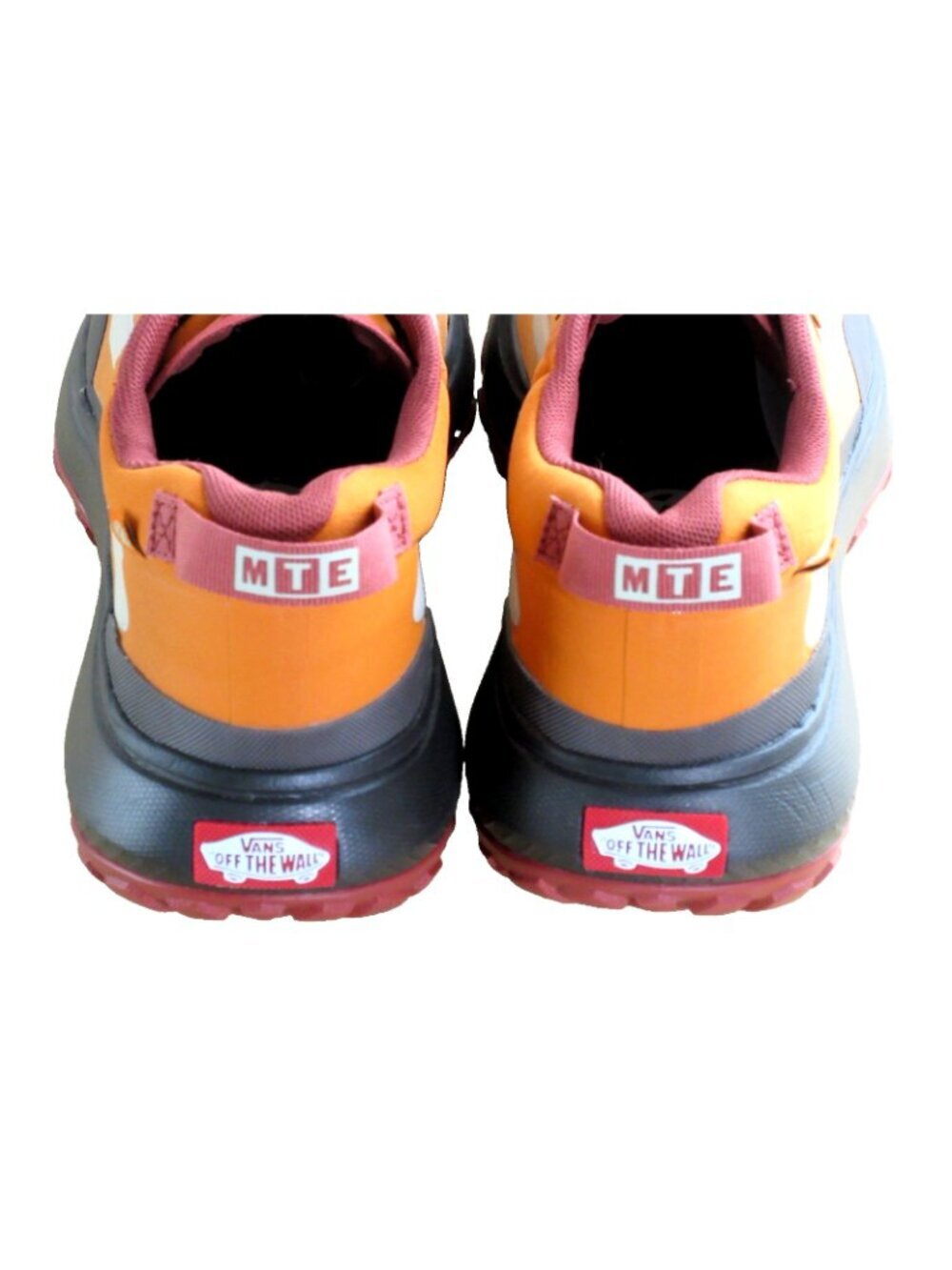 Vans Women's MTE Crosspath Hiking Trail Shoes Marmalade Orange White Size 8 NEW - Picture 5 of 7